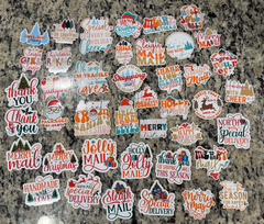 3-Inch Cute Christmas Stickers Bundle