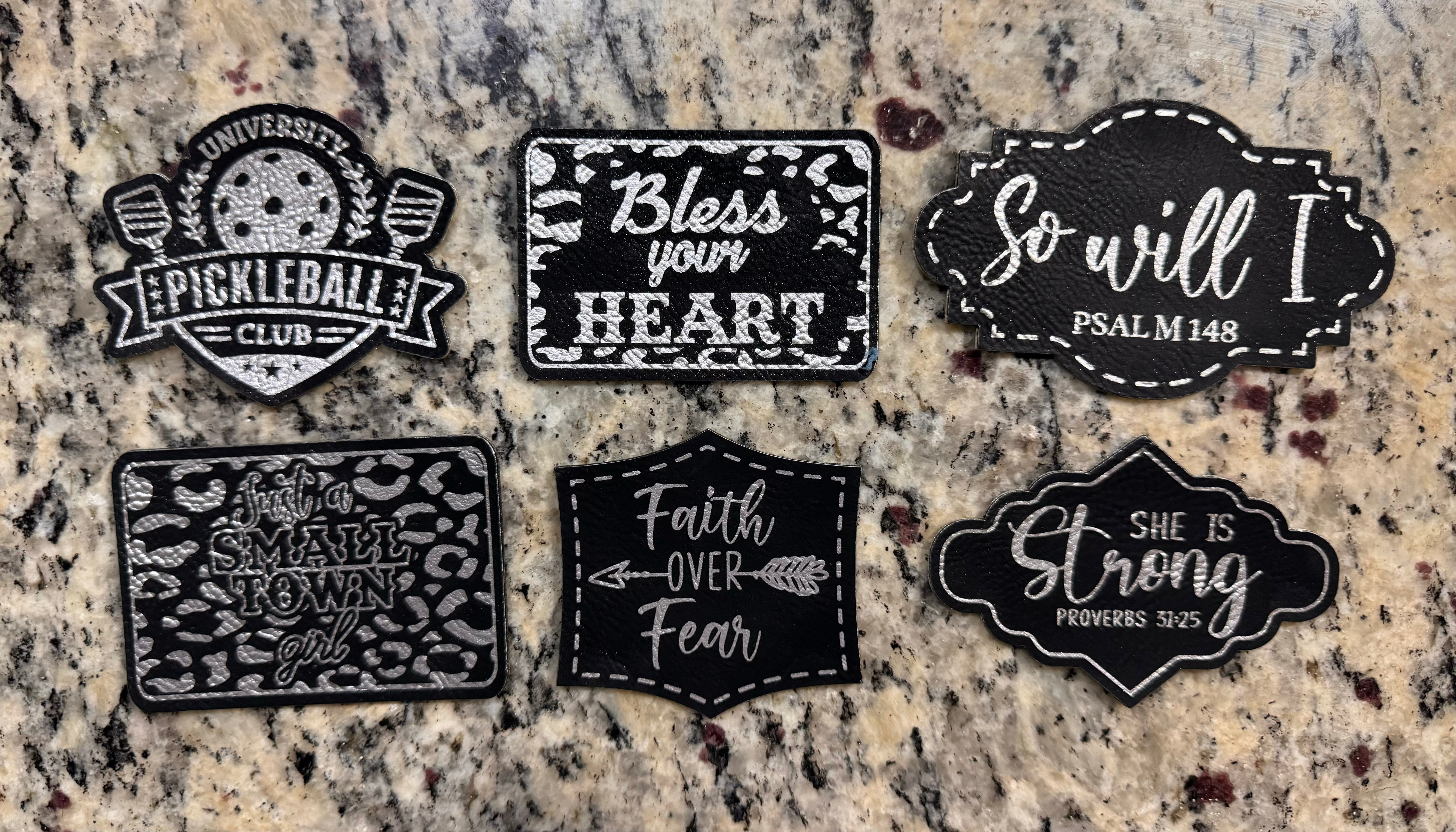 Custom Laser Engraved Patches – No Minimums!