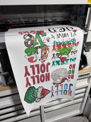 Ready to Press Custom Direct To Film (DTF) Christmas Transfers - Print On Demand Services