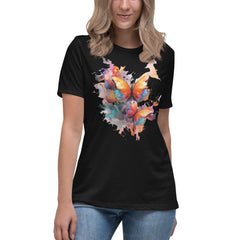 Women's Artistic Butterfly Relaxed T-Shirt